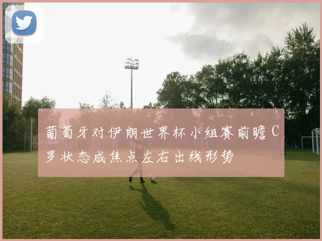 葡萄牙对伊朗世界杯小组赛前瞻 C罗状态成焦点左右出线形势